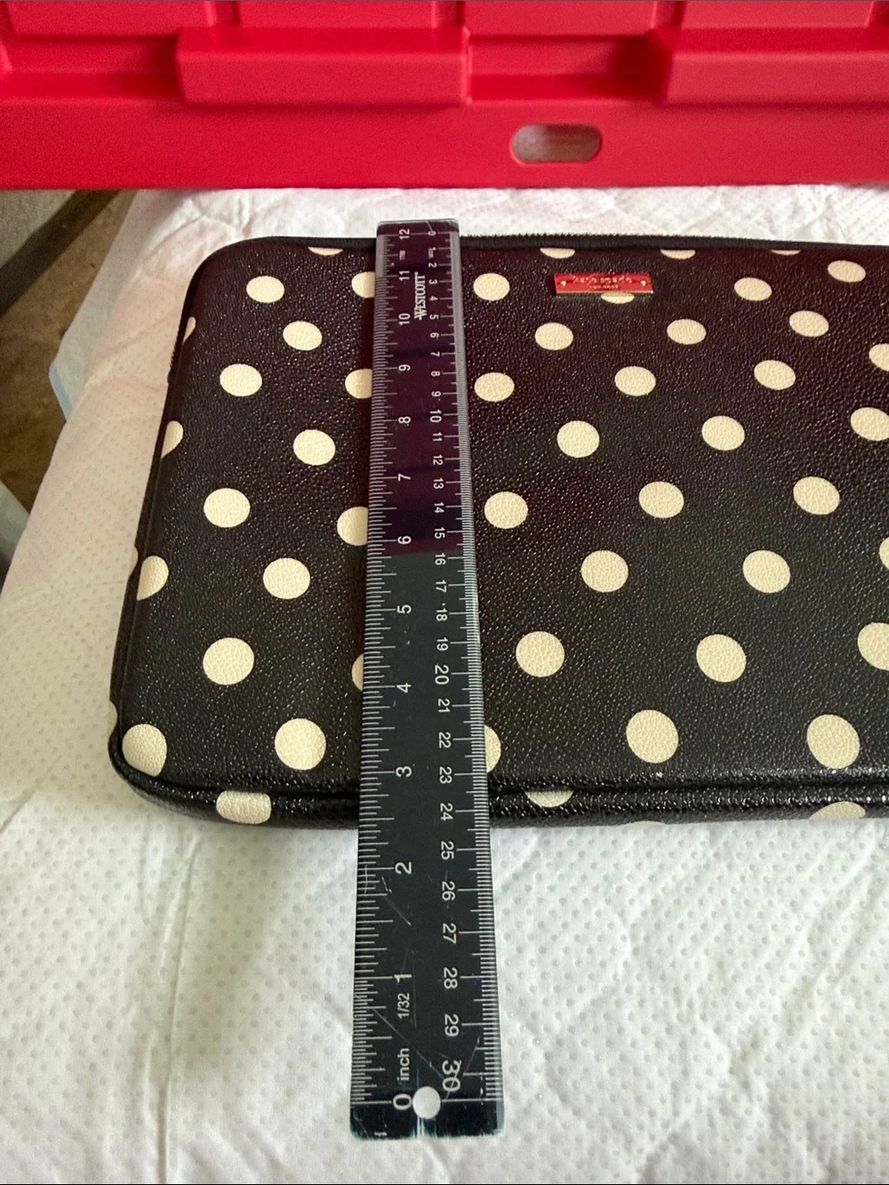 kate spade Black and White Polka Dot Laptop Case